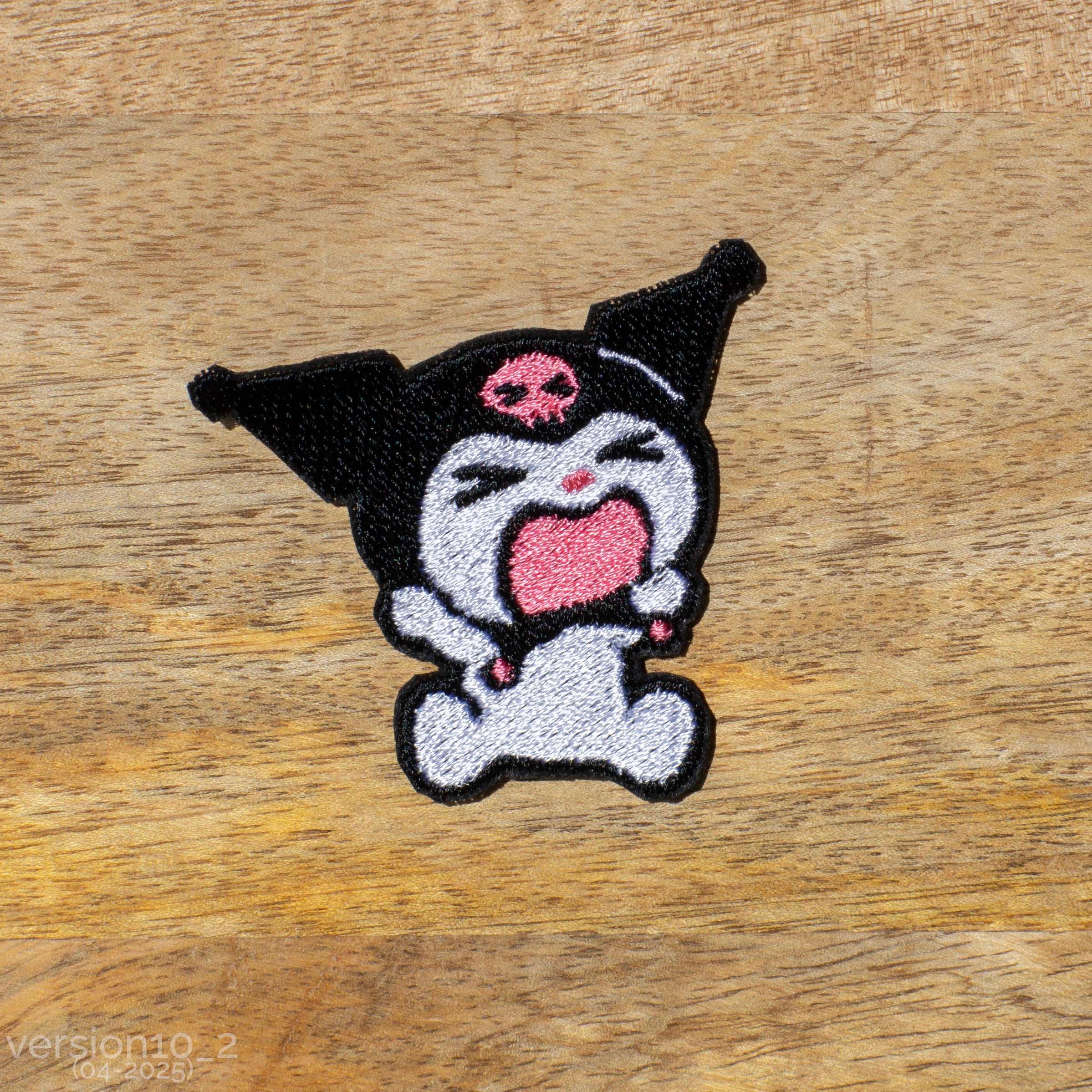 Hello Kitty Kuromi Embroidered Patch - image 1