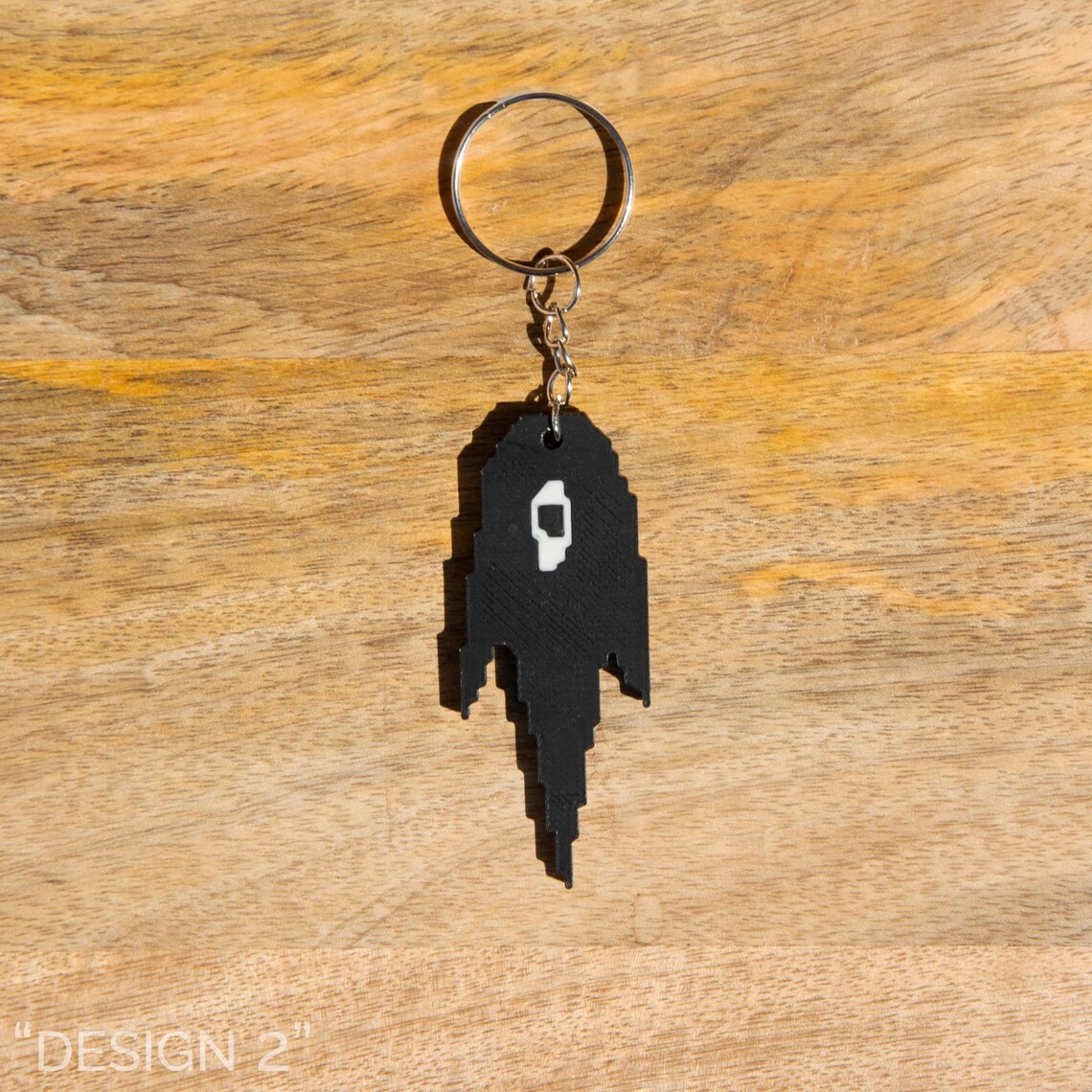 Omori Something Keychain 3D Printed — alternate view