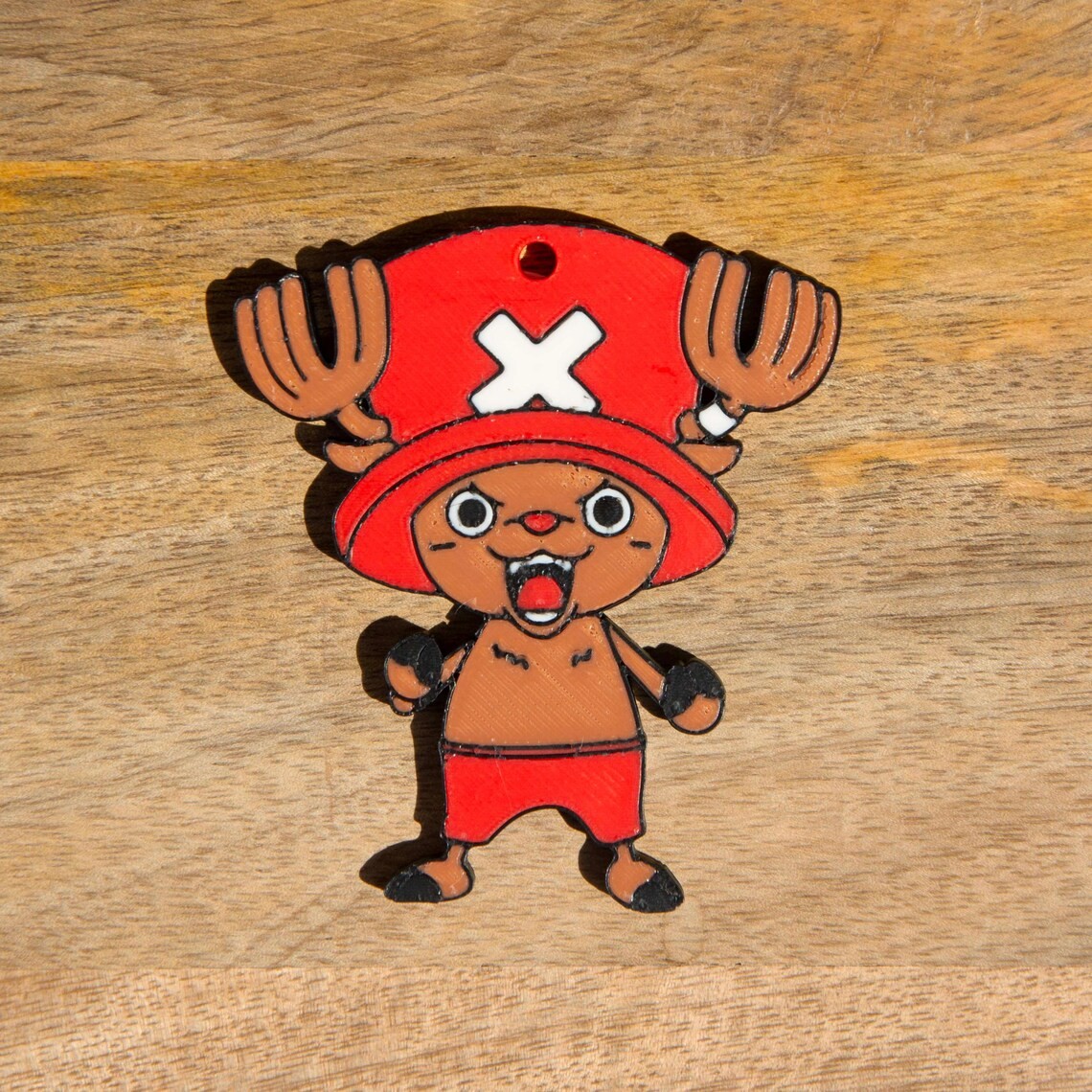 Tony Chopper Keychain 3D Printed — alternate view