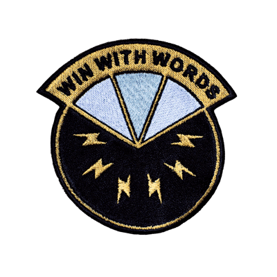 17th PsyOp Battalion Win With Words PsyOps Embroidered Patch