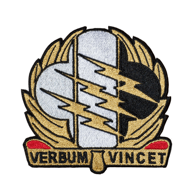 4th Psychological Operations Group Verbum Vincet Embroidered Patch