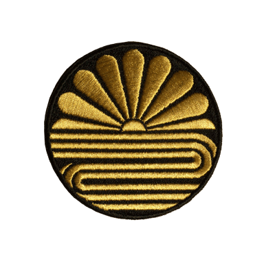 Japan Kikusui Chrysanthemum mon Embroidered Patch