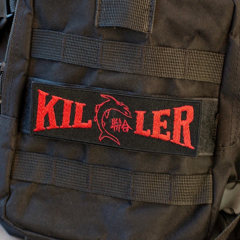 KILLER Japan Bosozoku Gang Embroidered iron on patch - Japanese patch — alternate view