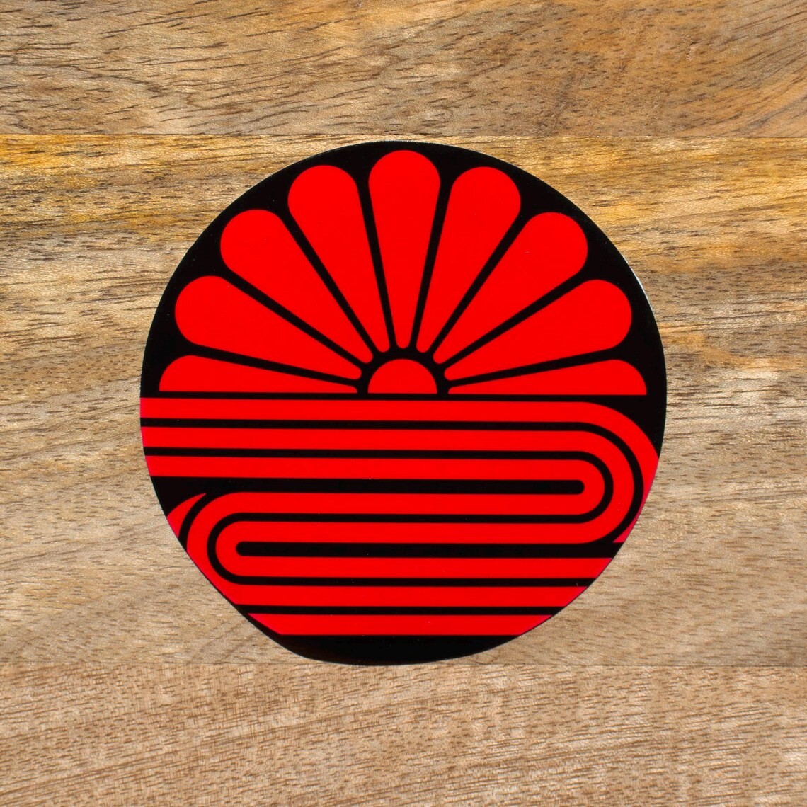 Japan Kikusui Mon Chrysanthemum Sticker — alternate view